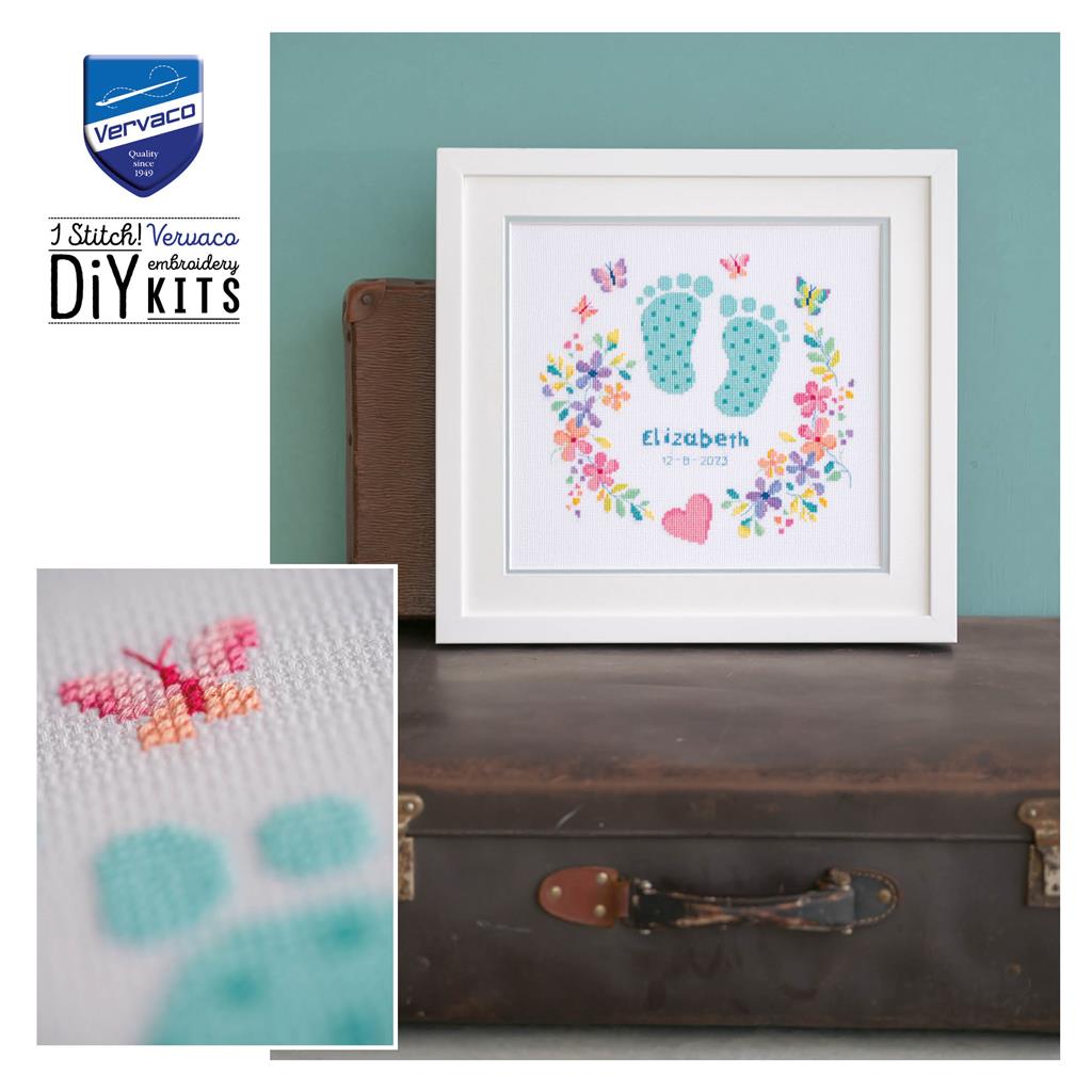 Baby Feet - Vervaco - Cross Stitch Kit PN-0198153