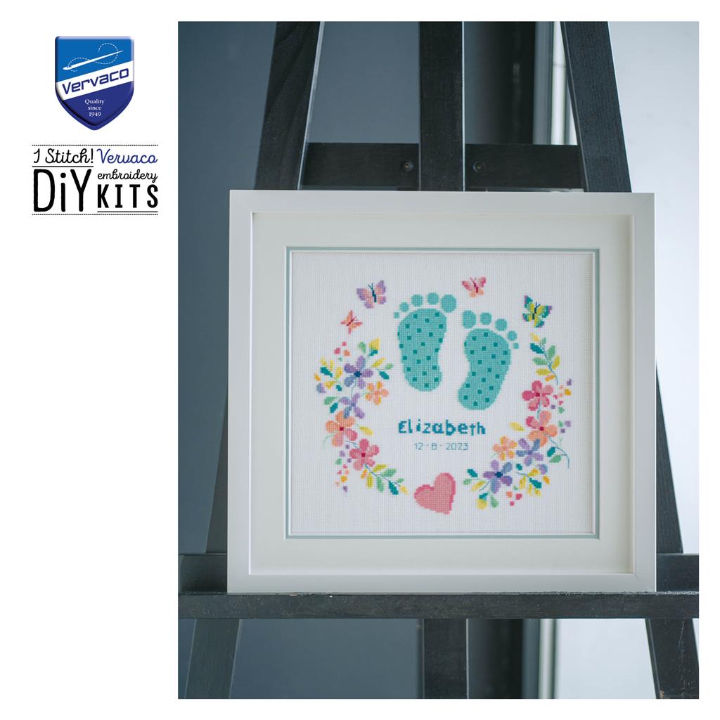 Baby Feet - Vervaco - Cross Stitch Kit PN-0198153