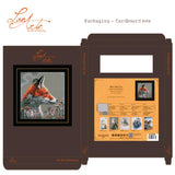 Nocturnal Mystery: Cross Stitch Kit 'Look in the Night' PN-0202499 by Lanarte