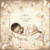 Baby in hammock - Vervaco - Cross stitch kit PN-0202504