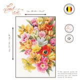 Cross Stitch Kit "Shelter me in Tulips" - Lanarte