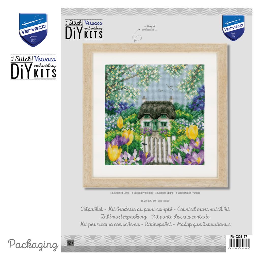 Vervaco "Spring of the 4 Seasons" Counted Cross Stitch Kit