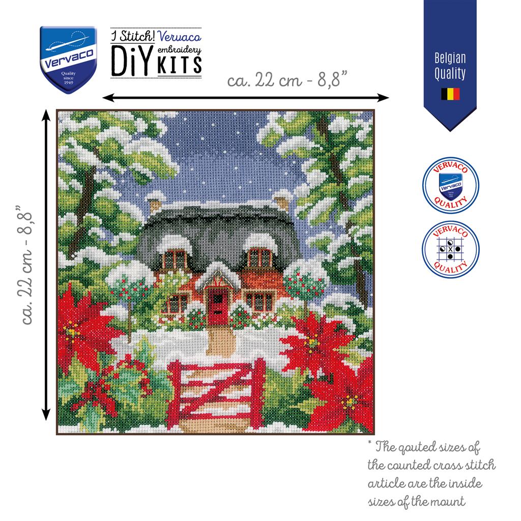 Vervaco "Winter of the 4 Seasons" Counted Cross Stitch Kit