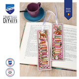 Vervaco Gatos sobre Pilas de Libros – Kit de Punto de Cruz para 2 Marcapáginas 6 × 20 cm