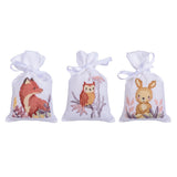 Kit of Bags "In the Forest" Set of 3 - Vervaco Cross Stitch