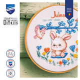 Cross stitch kit - Vervaco - Rabbit on Swing