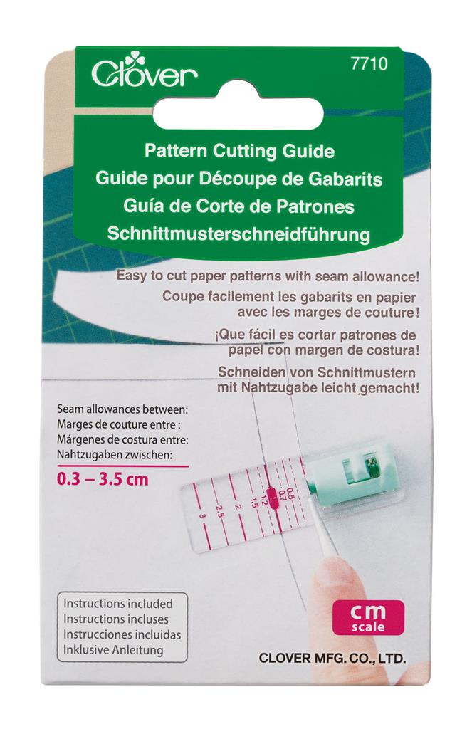 Guía de corte de patrones Clover 7710, herramienta para costura y patronaje en su embalaje original