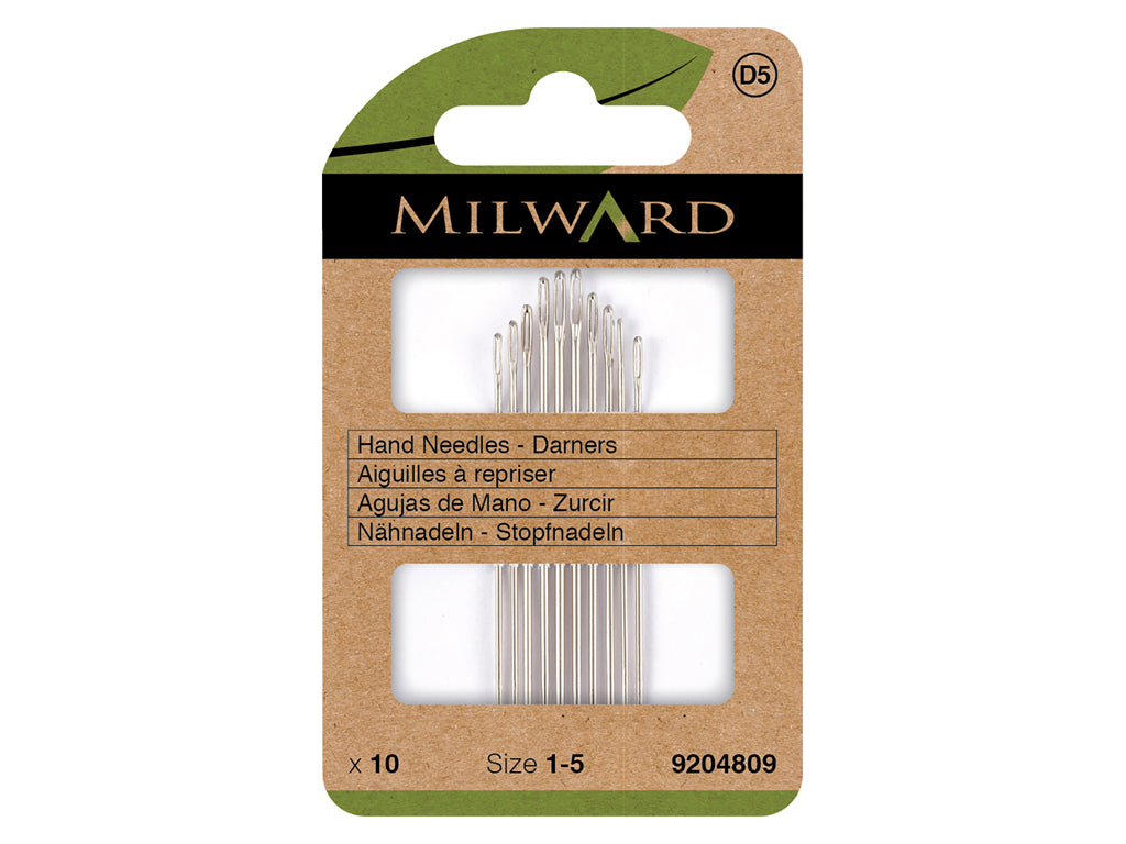 Milward Darning Hand Needles - Size 1-5
