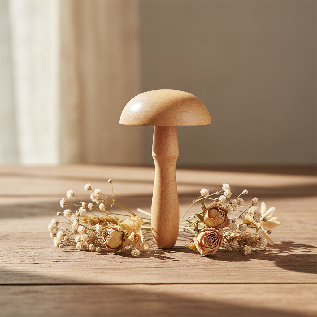 Milward Darning Mushroom - Outil en bois pour les réparations textiles