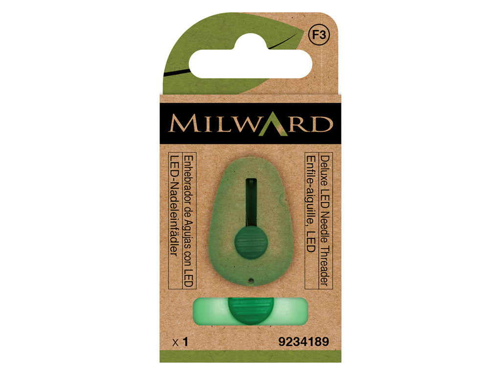 Milward Needle Threader with LED - Light Green (Ref: 9234189)