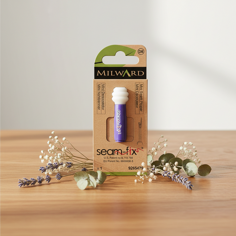 Descosedor Milward 9265479 – Mini Seam-Fix de – Violeta con Tapa Blanca