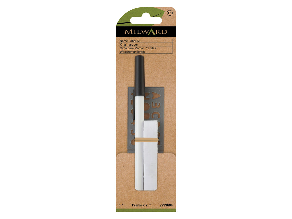 Vista adicional de Marcador textil Milward 9293684 – Kit de Marcado para Ropa con Rotulador y Cinta Termoadhesiva 30 cm