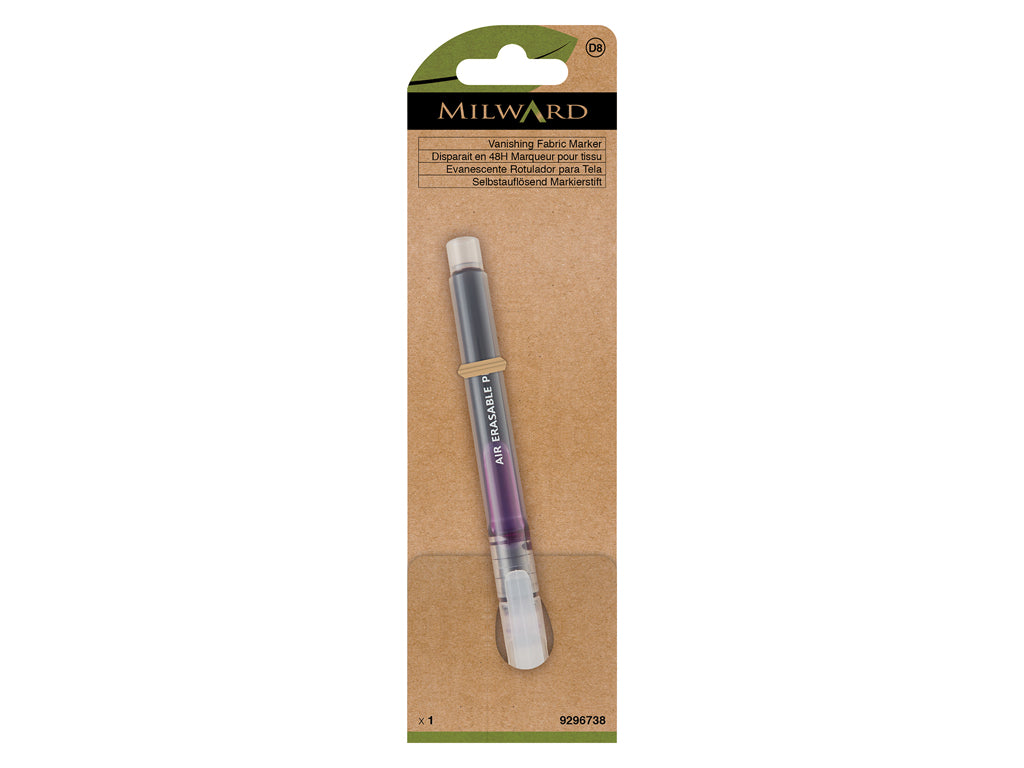 Milward Violet Vanishing Fabric Marker - Disappears in 48 hours