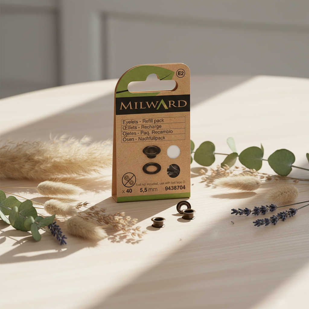 Pack de 40 Ojetes de Recambio Negros Milward - 5.5 mm