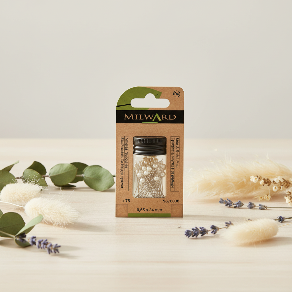 Épingles de mariée à tête en plastique Milward