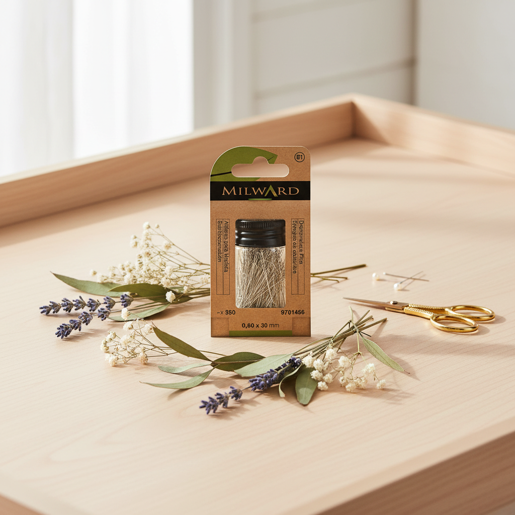 Milward : Épingles en acier pour couturières, 350 unités de 30 mm