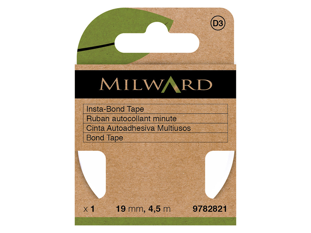 Milward Multipurpose Self-Adhesive Tape - 19 mm x 4.5 m