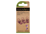 Milward: Pack of 20 Fabric Clips, 26x10 mm, in Elegant Violet Color