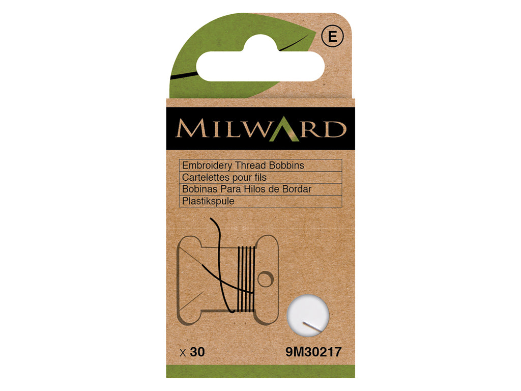 Vista adicional de Organizador de hilos Milward MG9M30217 – Pack de 30 Bobinas de Plástico : Organiza tus Hilos de Bordar
