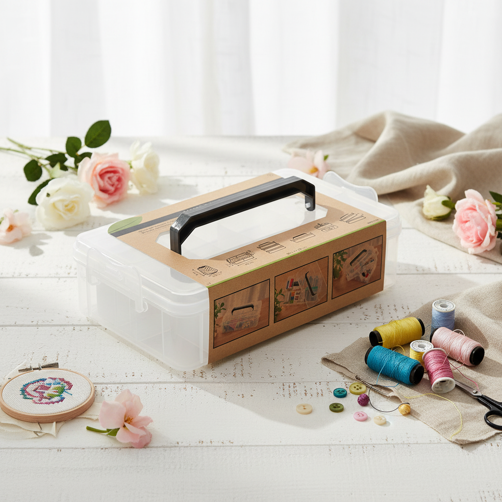 Caja Organizadora Ampliable Milward con Bandejas y Asa