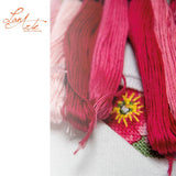 Lanarte Cross Stitch Kit By the Water Lily Pond with water lily pond