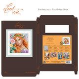 LanArte Romance Solsticio de Invierno – Kit de Punto de Cruz Contado 18 × 18 cm