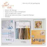 LanArte PN-0213472 Romance Cosecha – Kit de Punto de Cruz Contado 18 x 18 cm