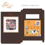 Kit de point de croix Lanarte A Micey Sweet Cupcake avec petites souris pâtissières