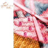 Kit de point de croix Lanarte A Micey Sweet Cupcake avec petites souris pâtissières