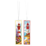 Kit de Punto de Cruz Marcapáginas Faros – Set de 2 | Vervaco