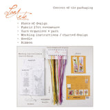 Kit marcapáginas Lanarte Flower Power Bouquet set de 2 con flores y mariposas