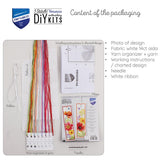 Kit de marque-pages Vervaco Coquelicots et fleurs sauvages, lot de 2 avec fleurs des champs