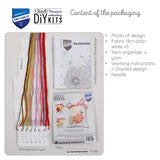 Kit bolsas Vervaco Poppies and Wildflowers set de 3 con amapolas y flores silvestres