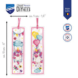Kit marcapáginas Vervaco Unicorn set de 2 con unicornios y globos