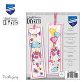 Kit marcapáginas Vervaco Unicorn set de 2 con unicornios y globos