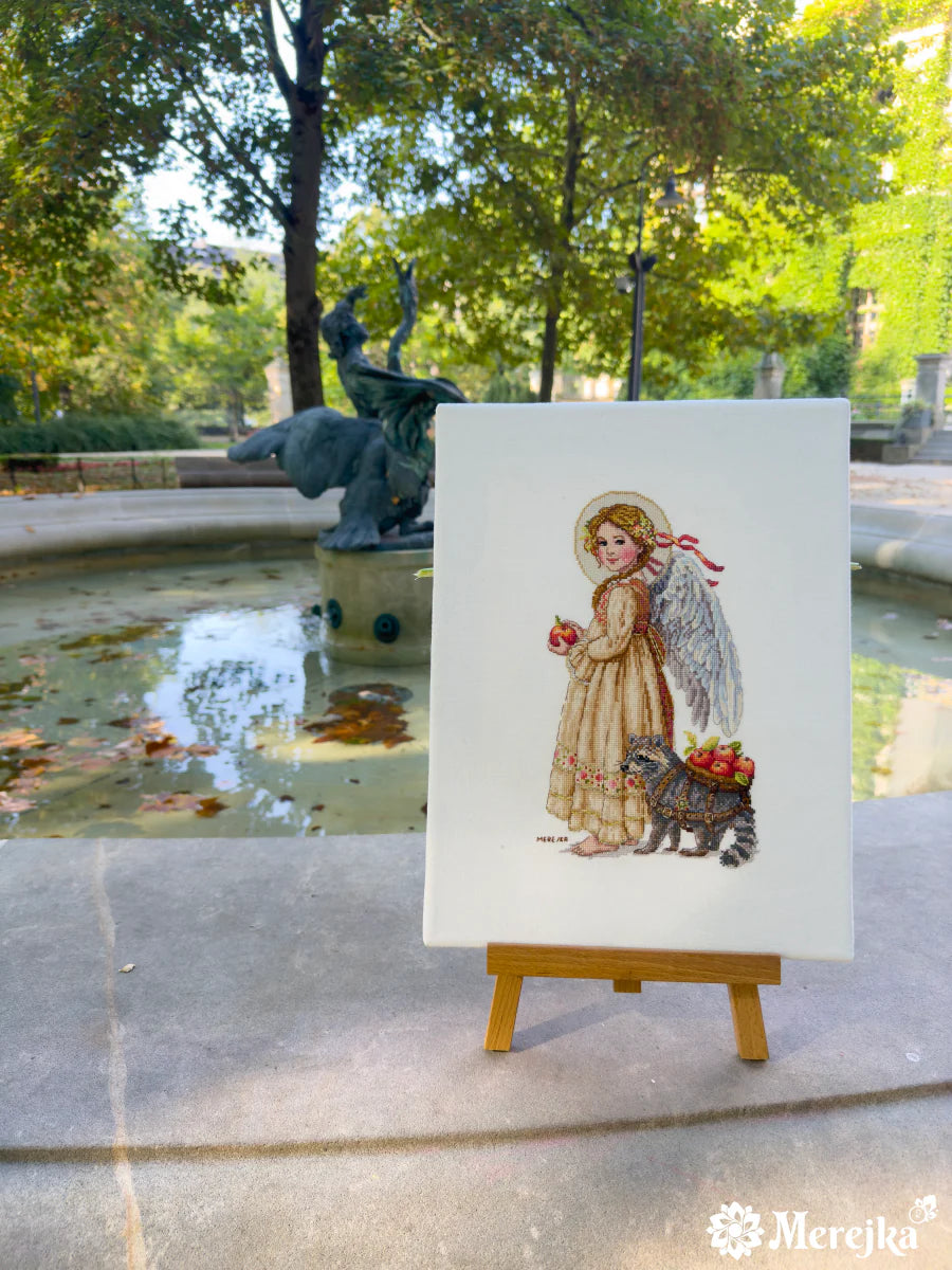 Kit de Punto de Cruz Merejka – It’s Apple Picking Time – K-259A