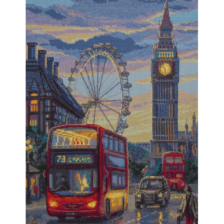 Kit de Punto de Cruz - Aine Collection "Rainy London" A1014