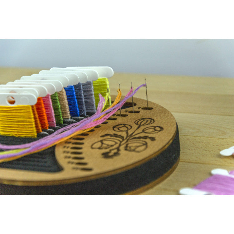 Vista adicional de Organizador de hilos Embroidery Craft PB-021-IMG-2 – Organizador para canillas plásticas – Soporte