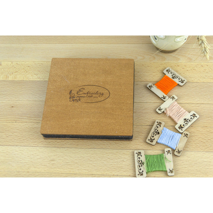 Vista adicional de Organizador de hilos Embroidery Craft PB-022-IMG-2 – Organizador para canillas y agujas – Soporte