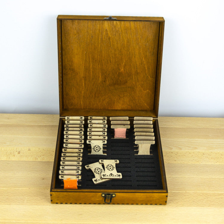 Wooden Thread Organizer PB-025 – 60 Spools