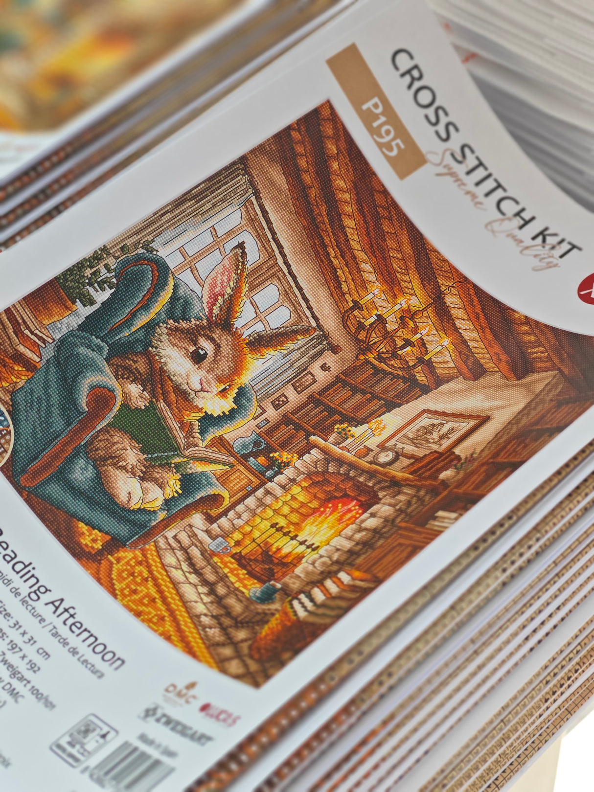 Afternoon of Reading - Kit de Punto de Cruz AVA P195