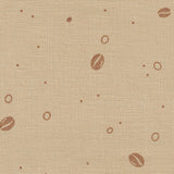 Tela de lino premium Zweigart Belfast 32 ct Coffee con motas naturales para bordado a mano