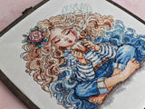 Kit de point de croix - Stitch and Art P025 - Délices d'un après-midi tranquille