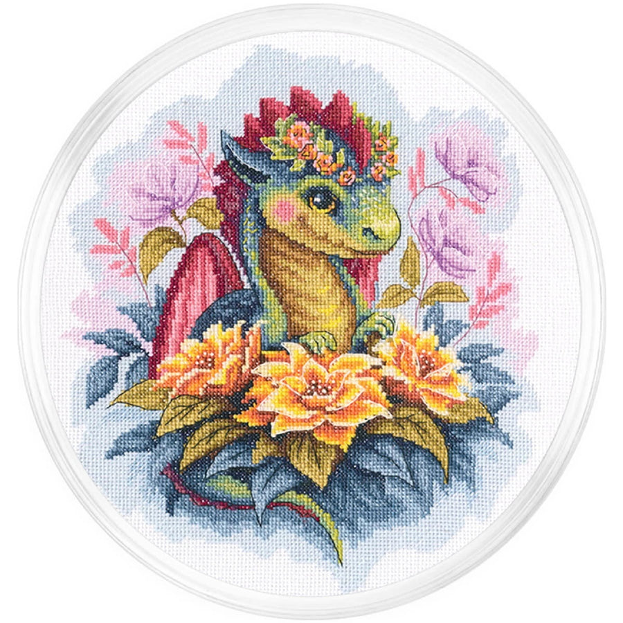 Kit de Punto de Cruz RTO "Guardián de las Flores Doradas – M1010