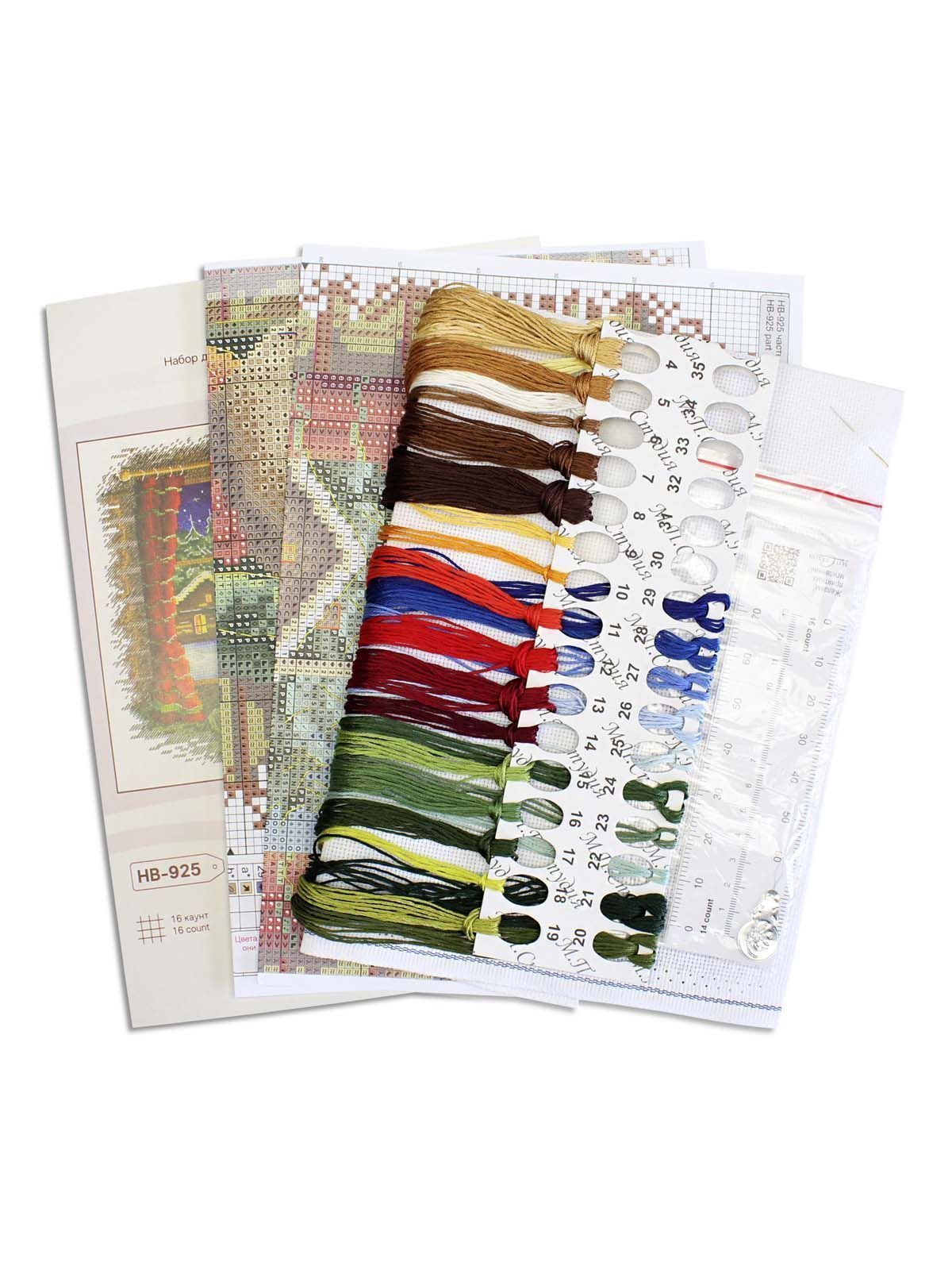 Vista adicional de Kit de punto de cruz MP Studia SNV-925 – Quiet Evening 20x25 cm