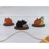 Hedgehog KF050/3 Wooden Thread Cutter | Embroidery and Sewing Accessory