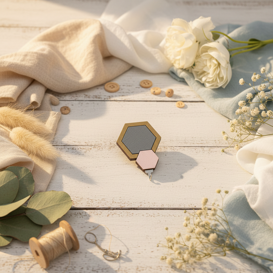 Enhebrador Wizardi KF070/2 de Agujas Hexagonal Rosa