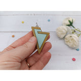 Enfile-aiguille triangulaire turquoise KF070/3