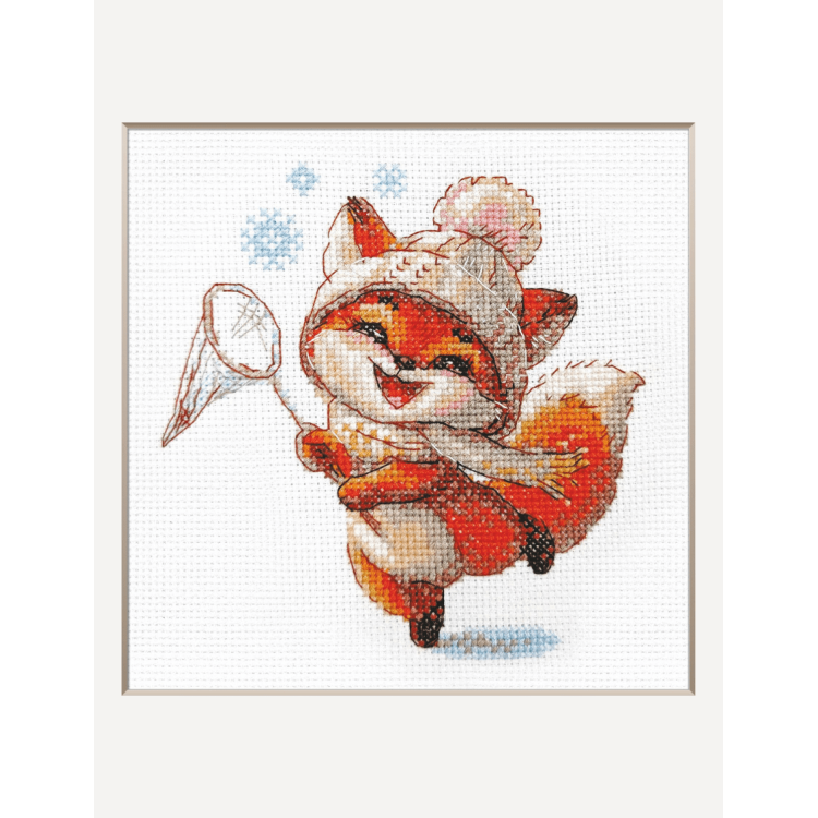 Cross Stitch Kit "Playful Fox" – Riolis A1018