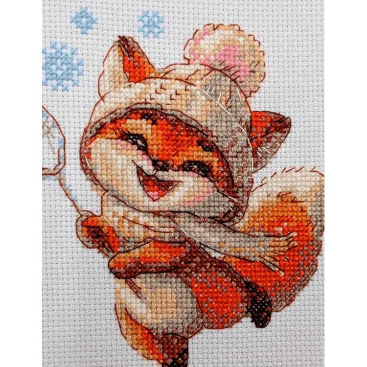 Cross Stitch Kit "Playful Fox" – Riolis A1018